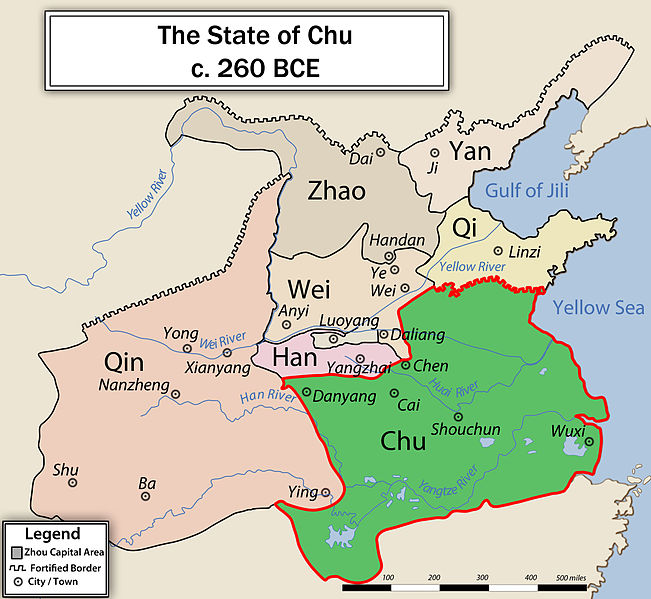 Map of the State of Chu
