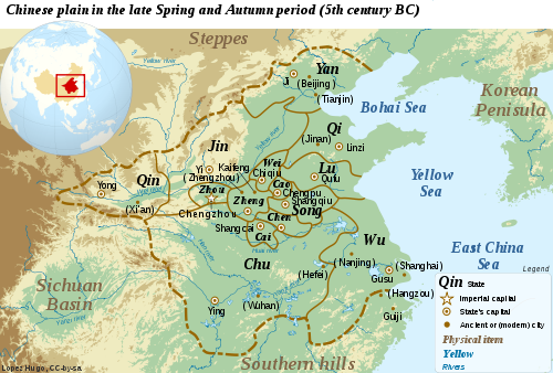 Spring and Autumn Period in 5th century B.C.